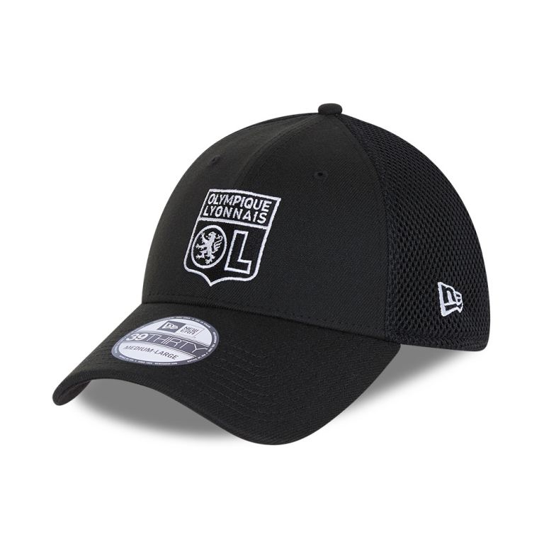 Gorras New Era 39thirty Negros - Olympique Lyonn Rear Mesh 07491GYOE